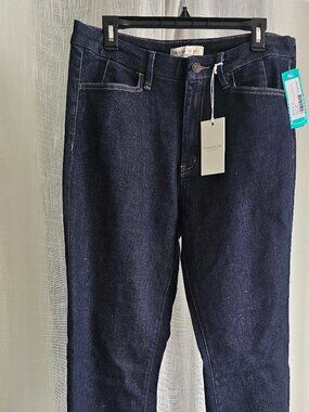 Bridhe By GLY High Rise Seamless Bootcut Jean Indigo Size 16 NWT